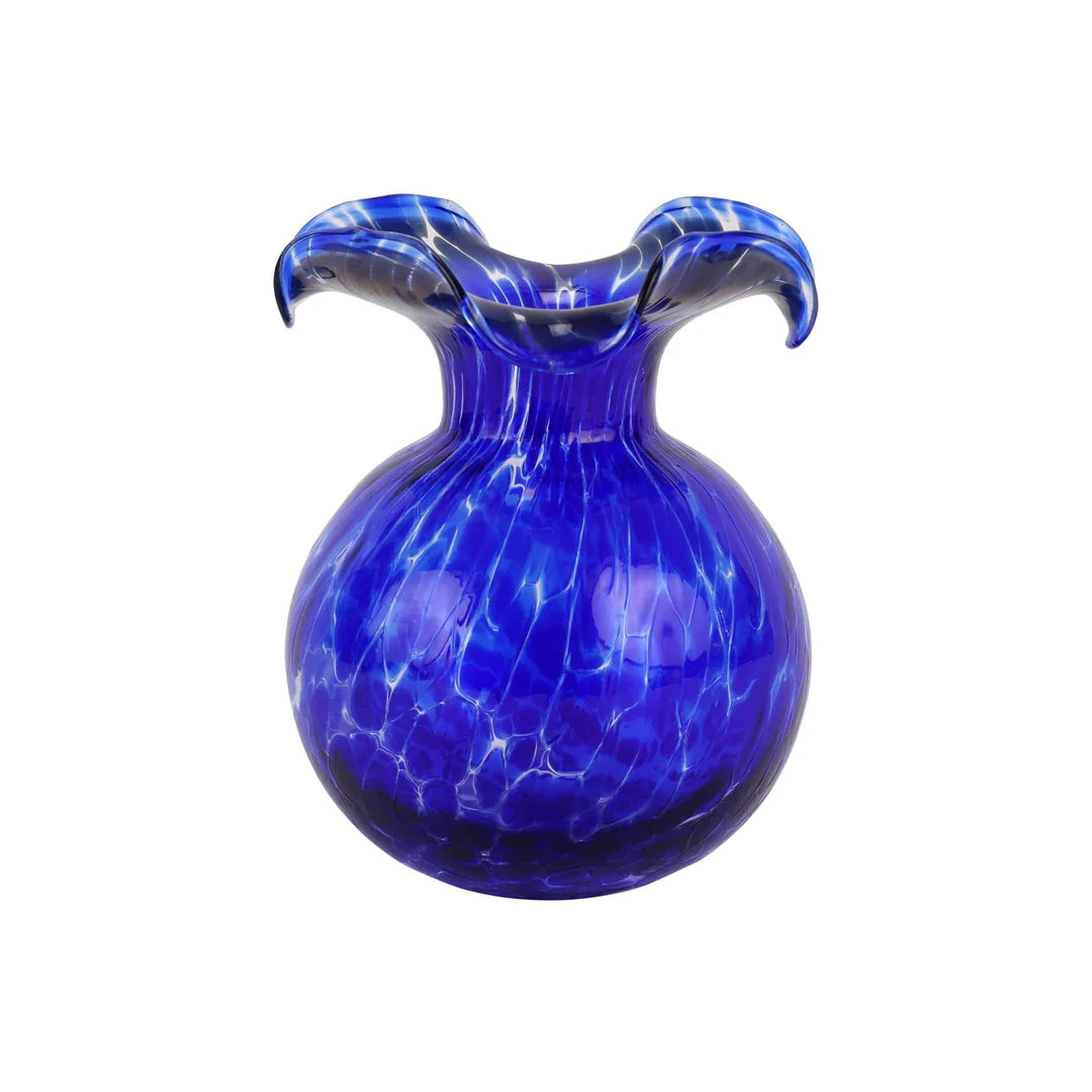 Hibiscus Glass Tortoiseshell Bud Vase