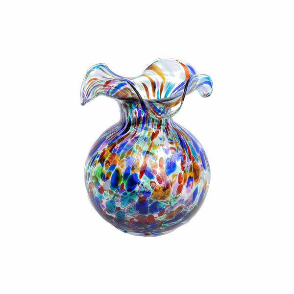 Hibiscus Glass Carnevale Vase