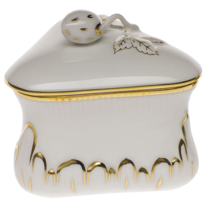 Herend Strawberry Bonbon Gold