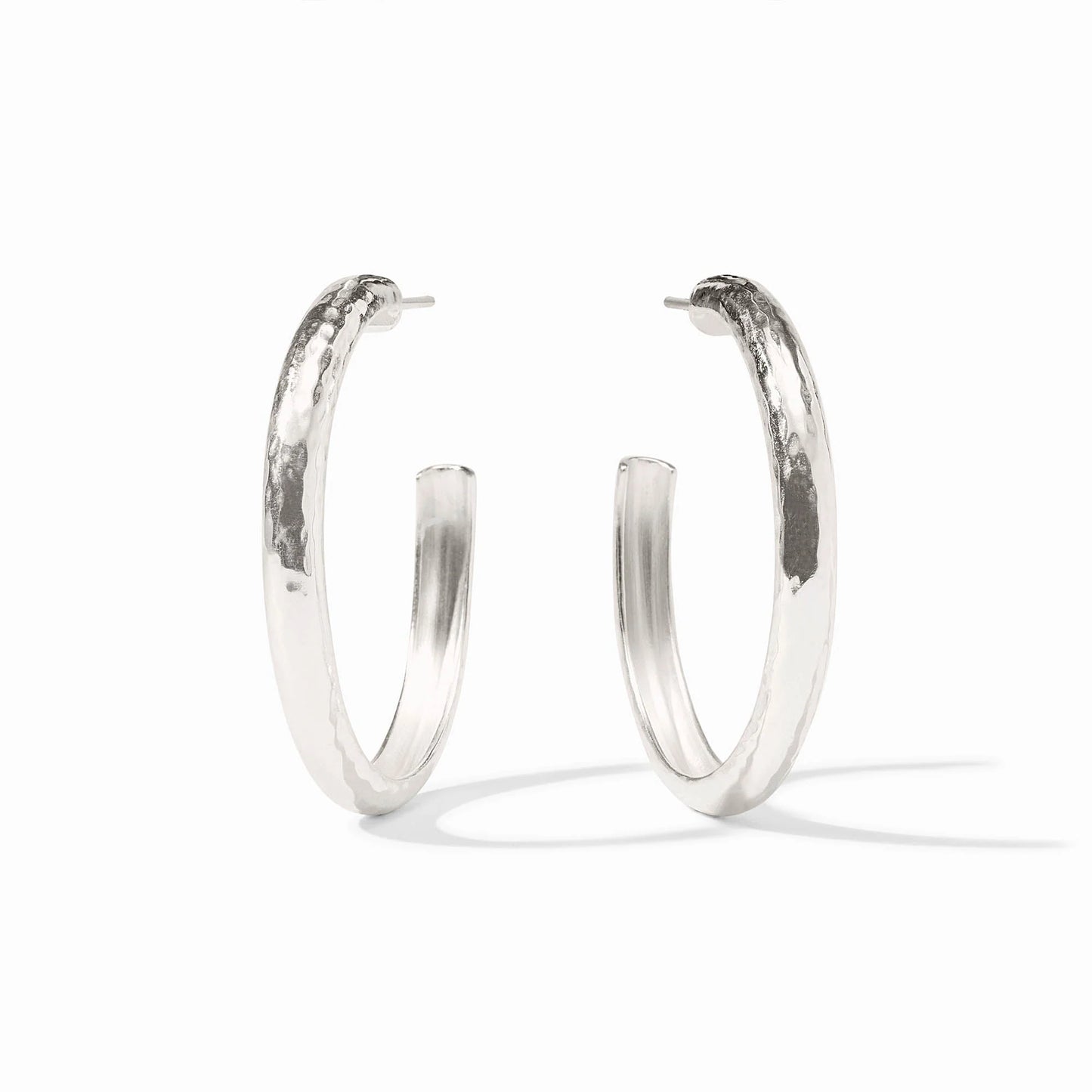 Julie Vos Havana Hoop - Silver