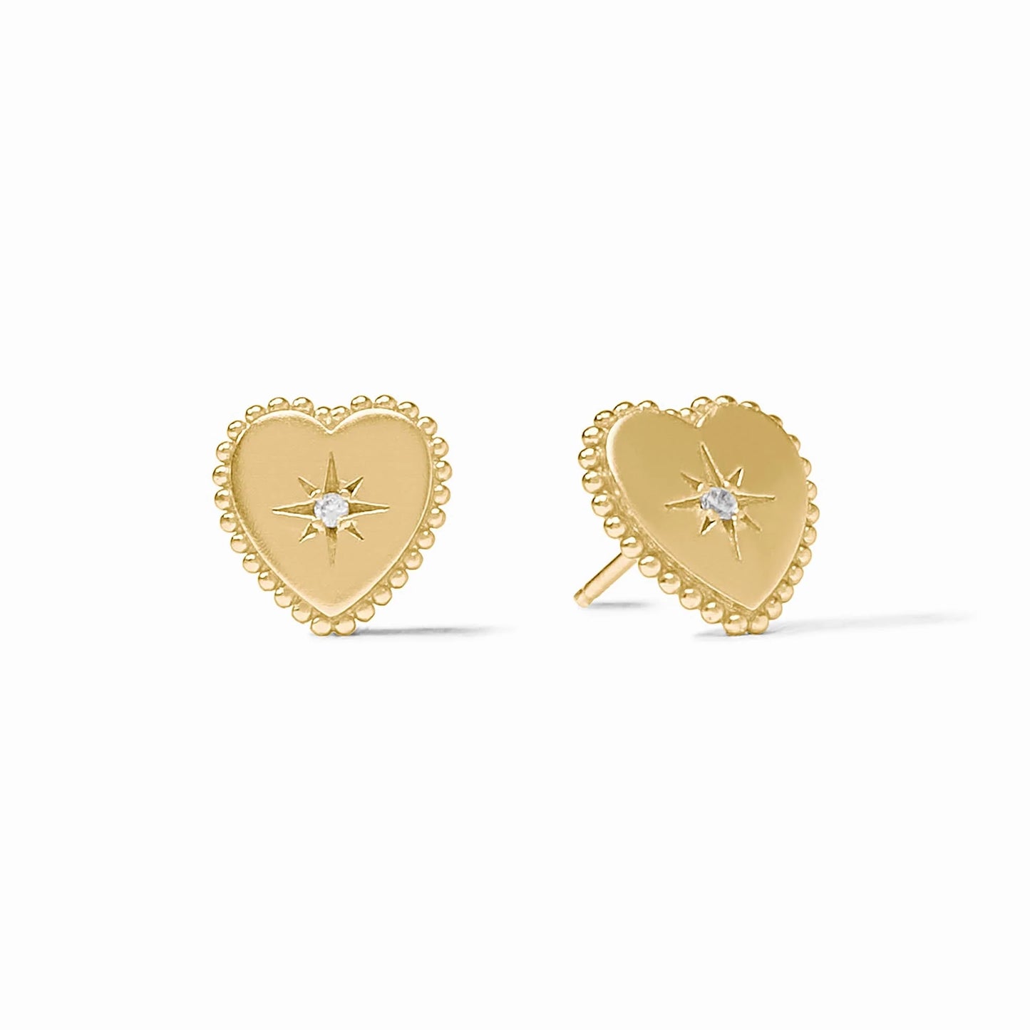 Julie Vos Heart Stud Earring