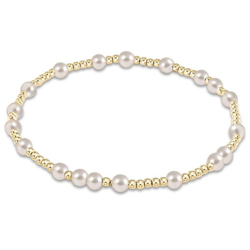 enewton Hope Unwritten 4mm Bead Bracelet - Pearl