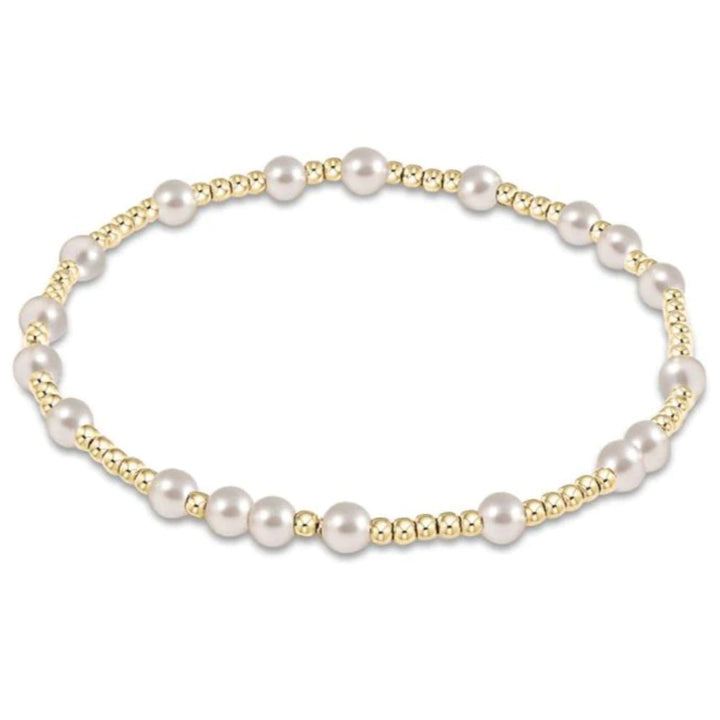 enewton egirl Hope Unwritten 4mm Bead Bracelet - Pearl