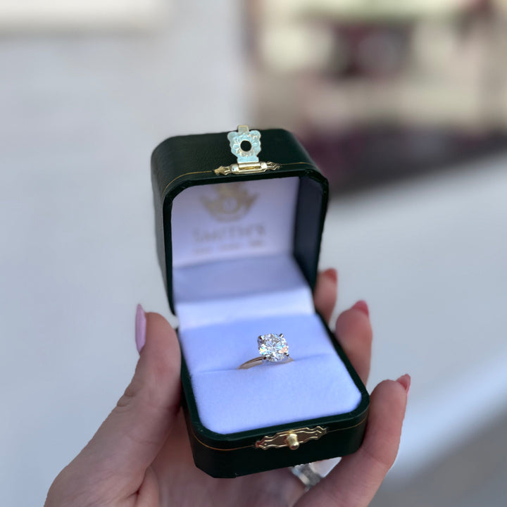 Round Solitaire Lab Diamond