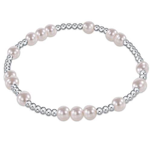 enewton Hope Unwritten Sterling 5mm Bead Bracelet - Pearl