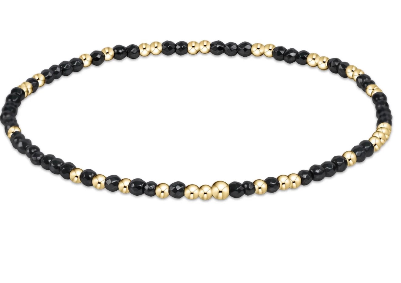 enewton Hope Unwritten Gemstone 2mm Bead Bracelet - Faceted Hematite