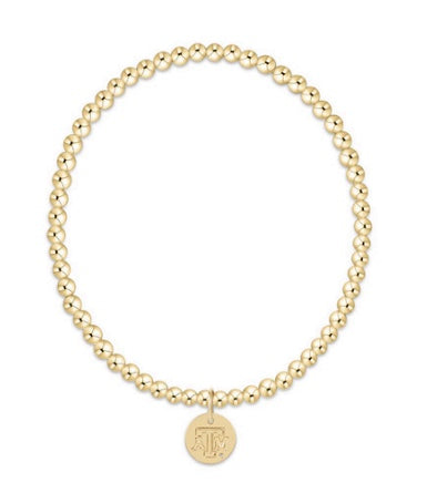 Enewton eCOLLEGIATE Classic Gold 3mm Bracelet