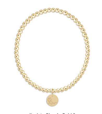 Enewton eCOLLEGIATE Classic Gold 3mm Bracelet