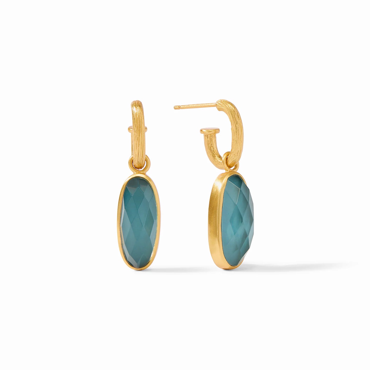 Julie Vos Ivy Hoop & Charm Earring