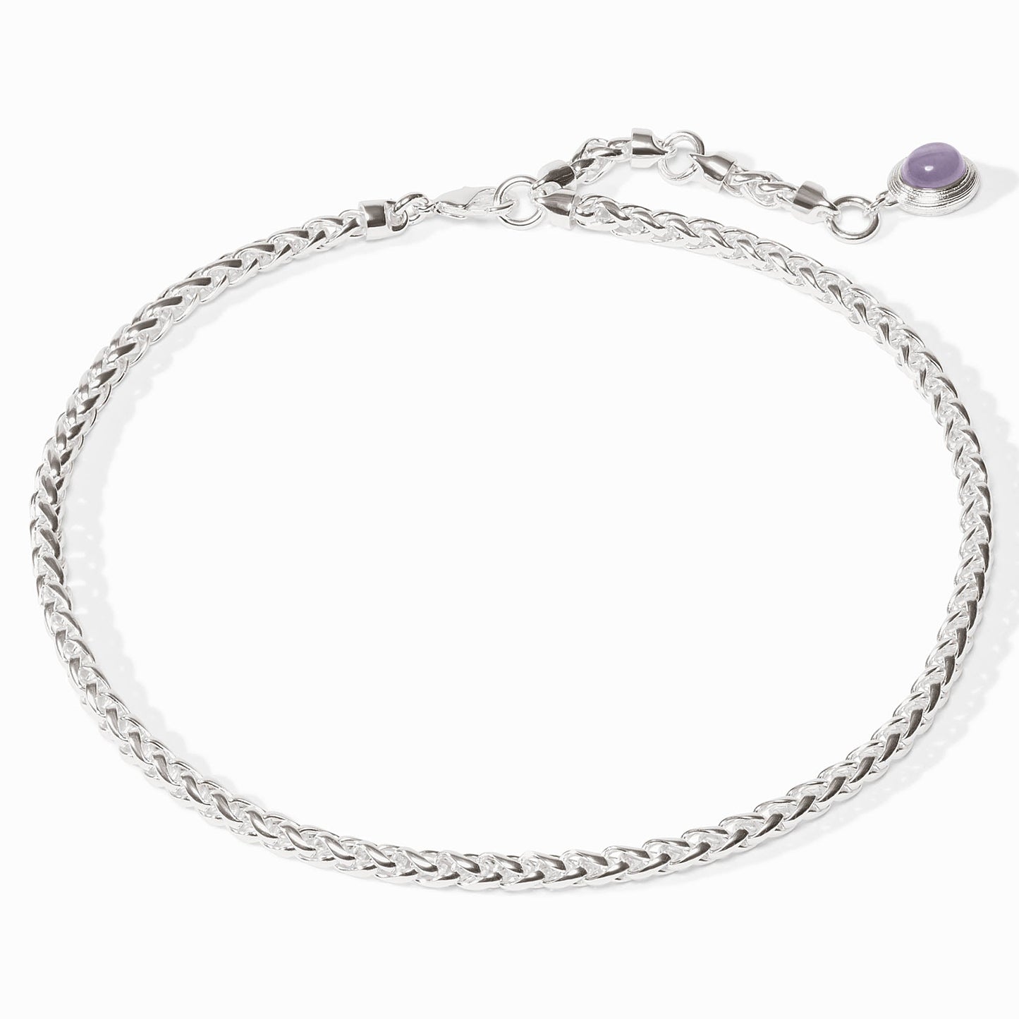 Julie Vos Cobblestone Link Necklace Silver