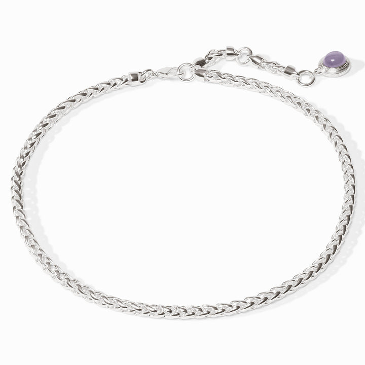 Julie Vos Cobblestone Link Necklace Silver