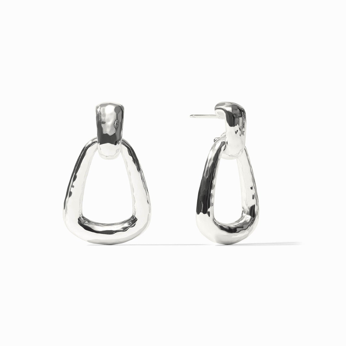 Julie Vos Sahara Demi Doorknocker Earring Silver