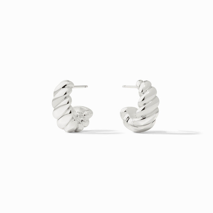 Julie Vos Ravello Statement Hoop - Silver