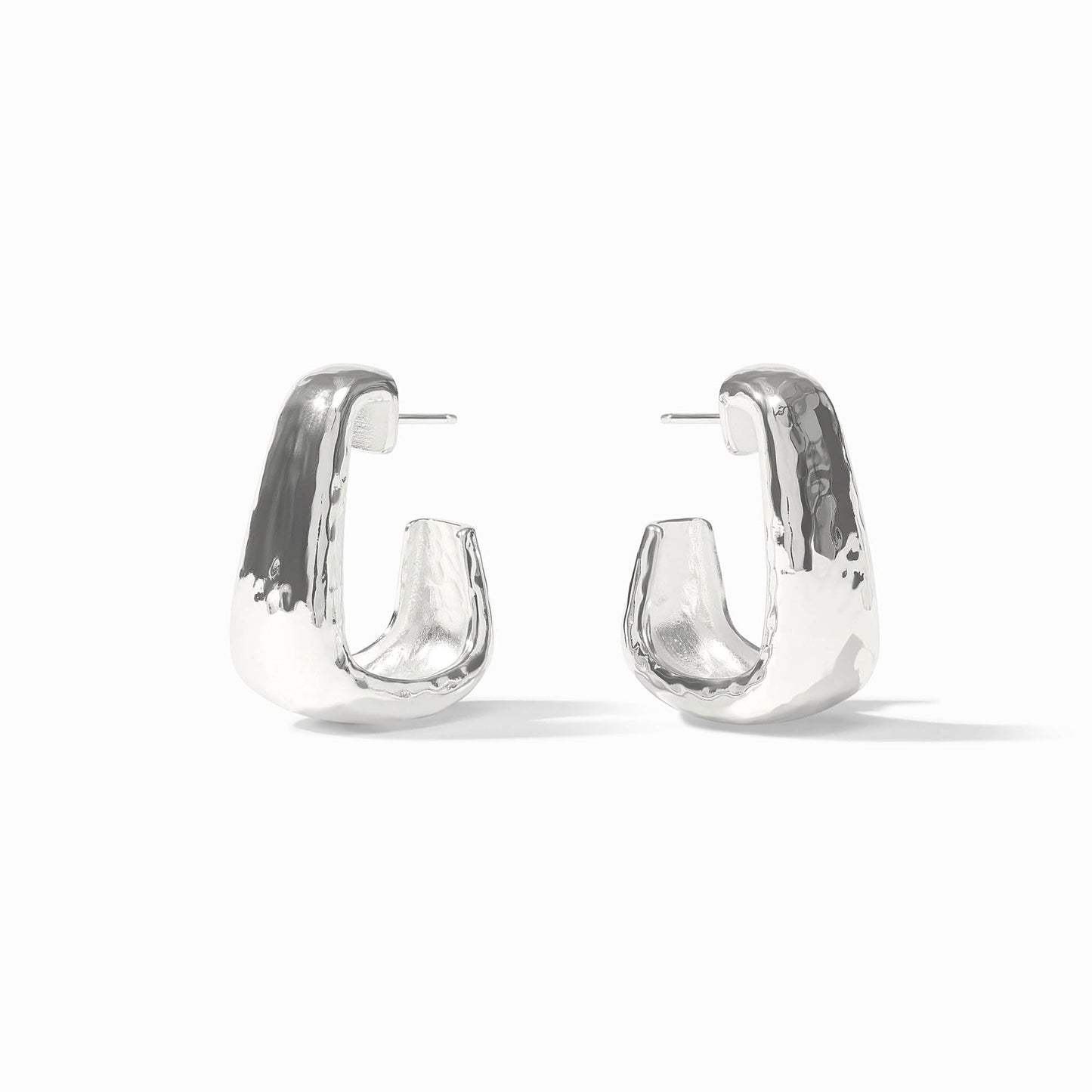 Julie Vos Sahara Hoop Silver