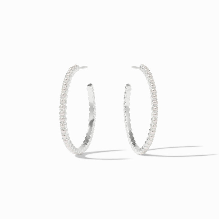 Julie Vos Juliet Hoop - Silver
