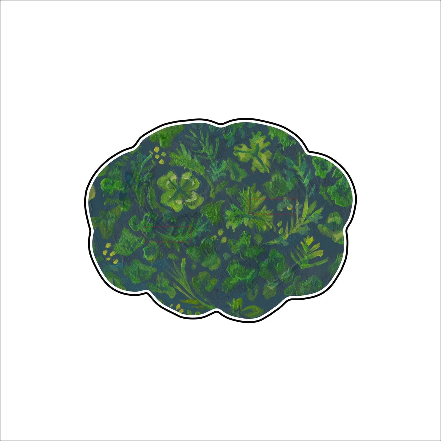 Clover and Moss Double Slot Acrylic Stand