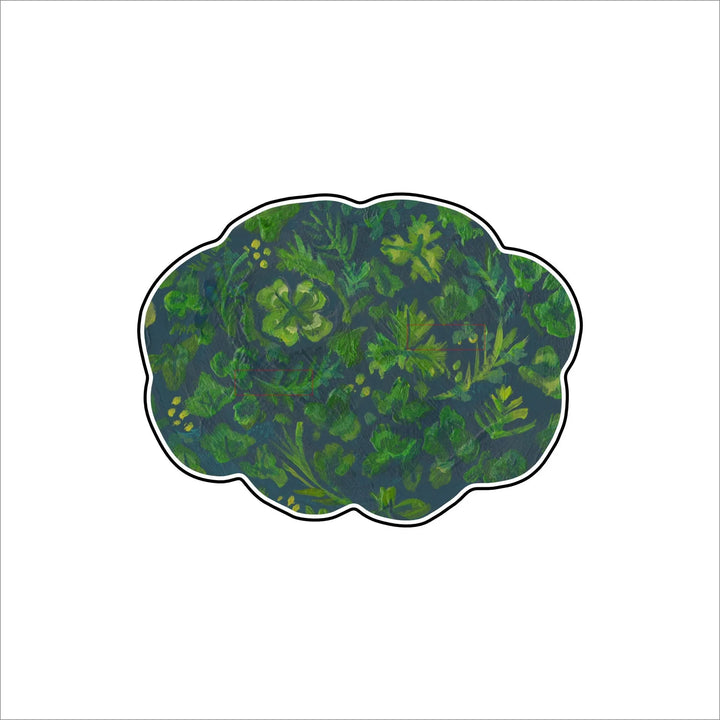 Clover and Moss Double Slot Acrylic Stand