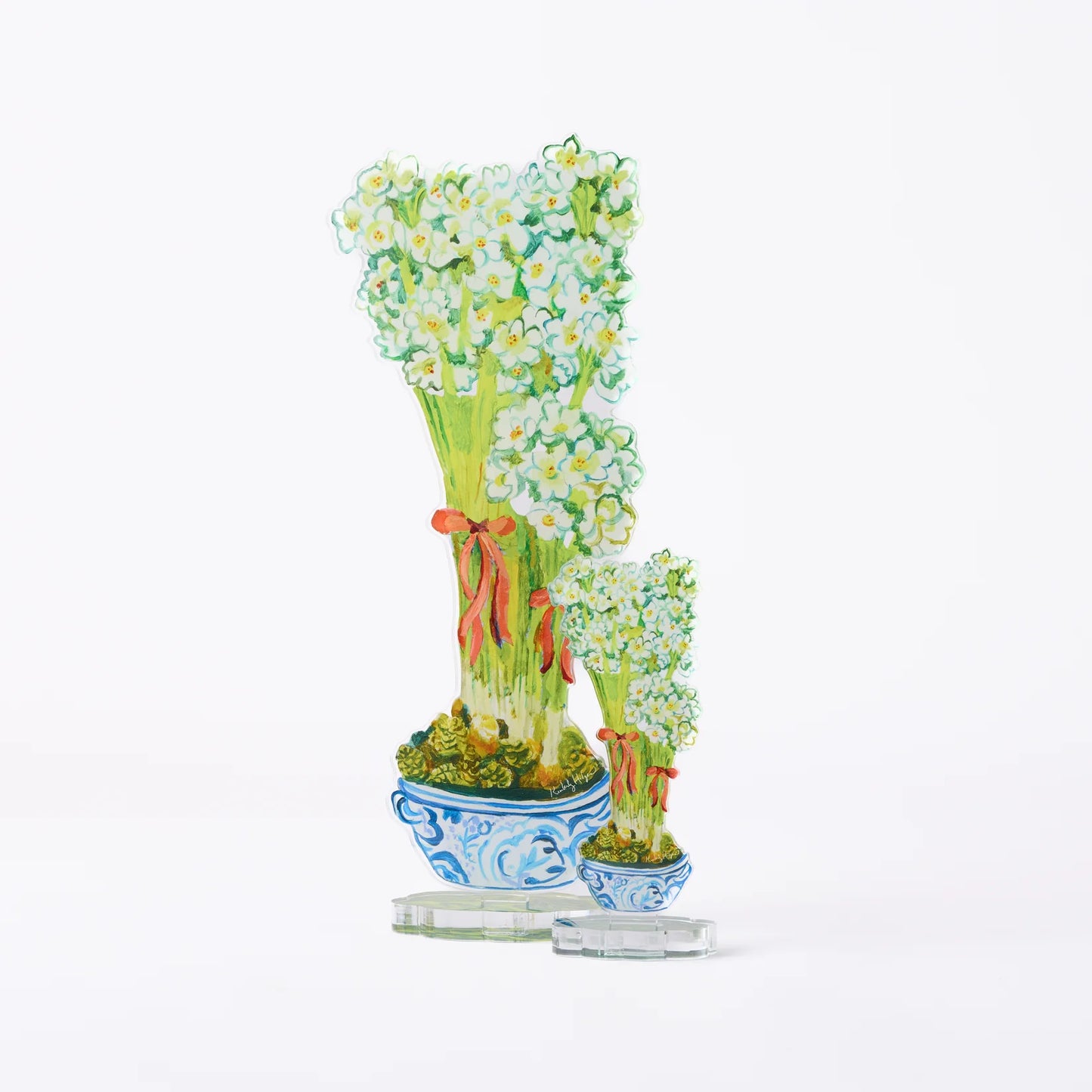 Kimberly Hodges Paperwhites Large Acrylic Single Flower
