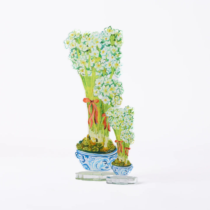 Kimberly Hodges Paperwhites Large Acrylic Single Flower