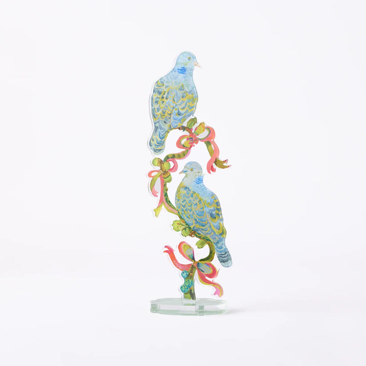 Kimberly Hodges Two Turtle Doves Acrylic Figure