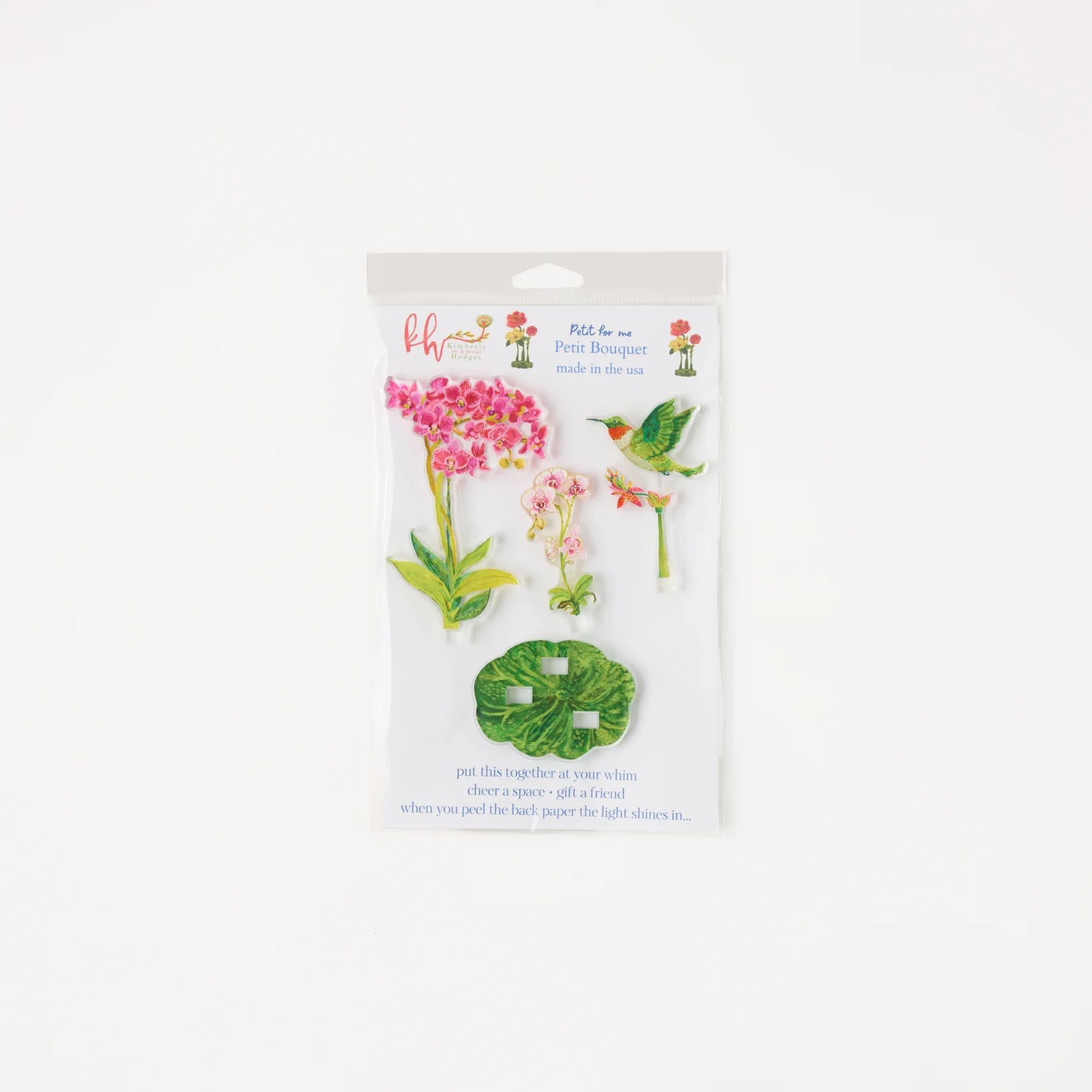 Hummingbird Petit Bouquet Acrylic Mini Set