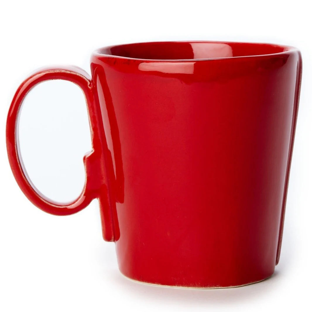 Vietri Lastra Mug Red