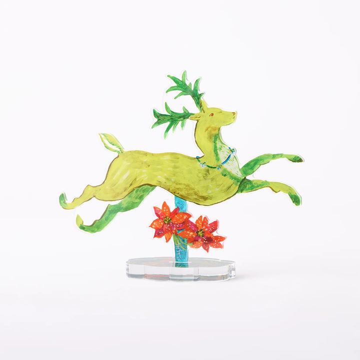 Kimberly Hodges Leaping Stag Acrylic Figure