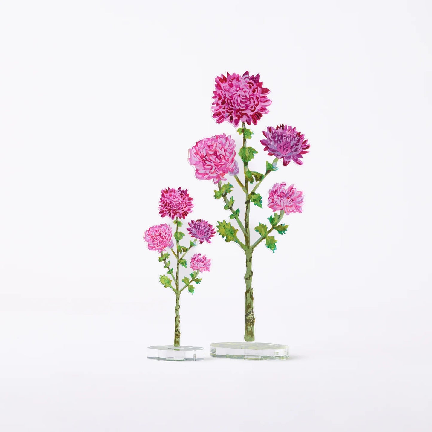 Mauve Mum Acrylic Single Flower