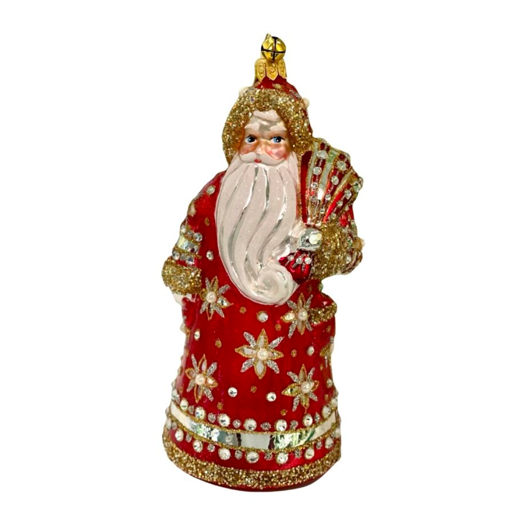 JingleNog Papa Claus Ornament