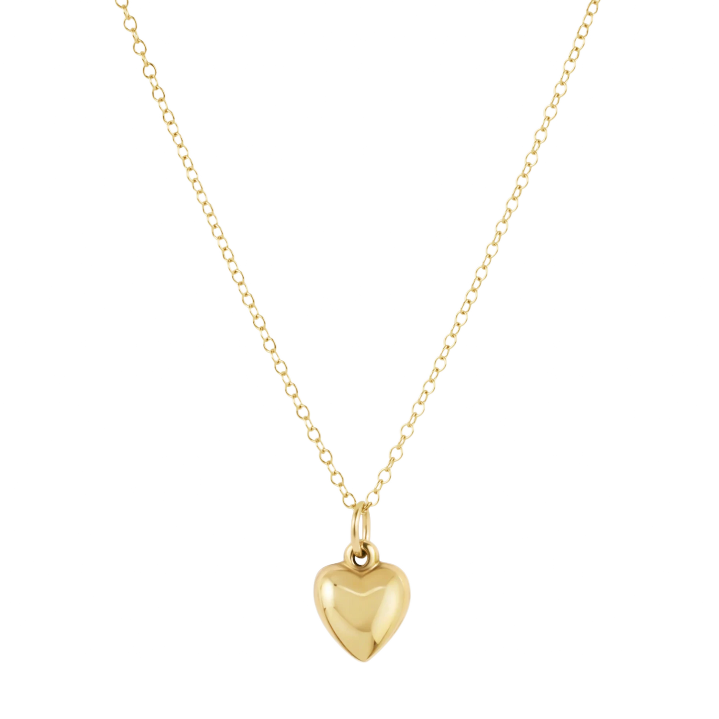 Enewton egirl 14" Necklace Gold - Love Plush Small Gold Charm