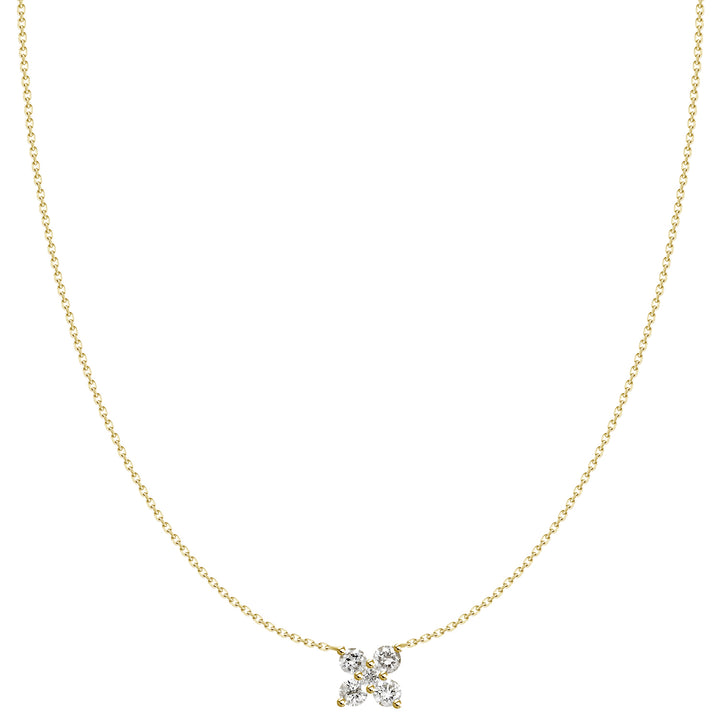 K18YG Diamond Pendant