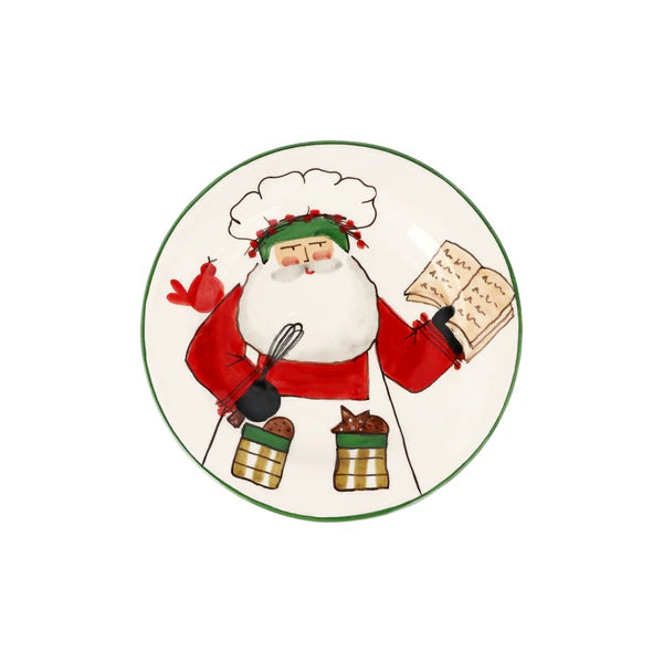 Vietri Old St. Nick 2025 Limited Edition Salad Plate