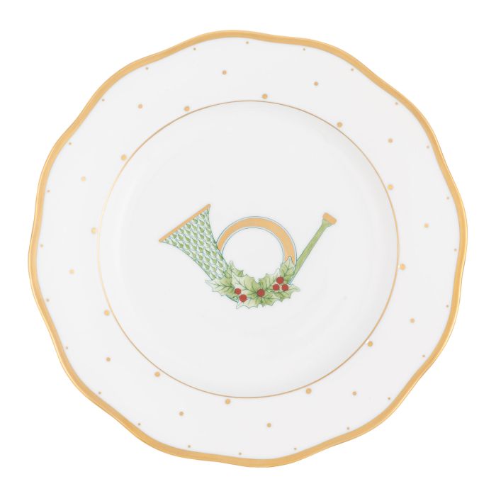 Herend Christmas Dessert Plate