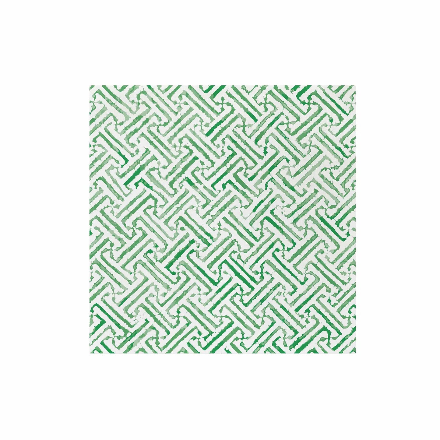 Papersoft Napkin Greek Key Green