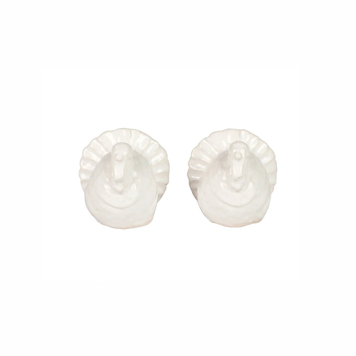 Pietra Tacchino Figural Salt and Pepper