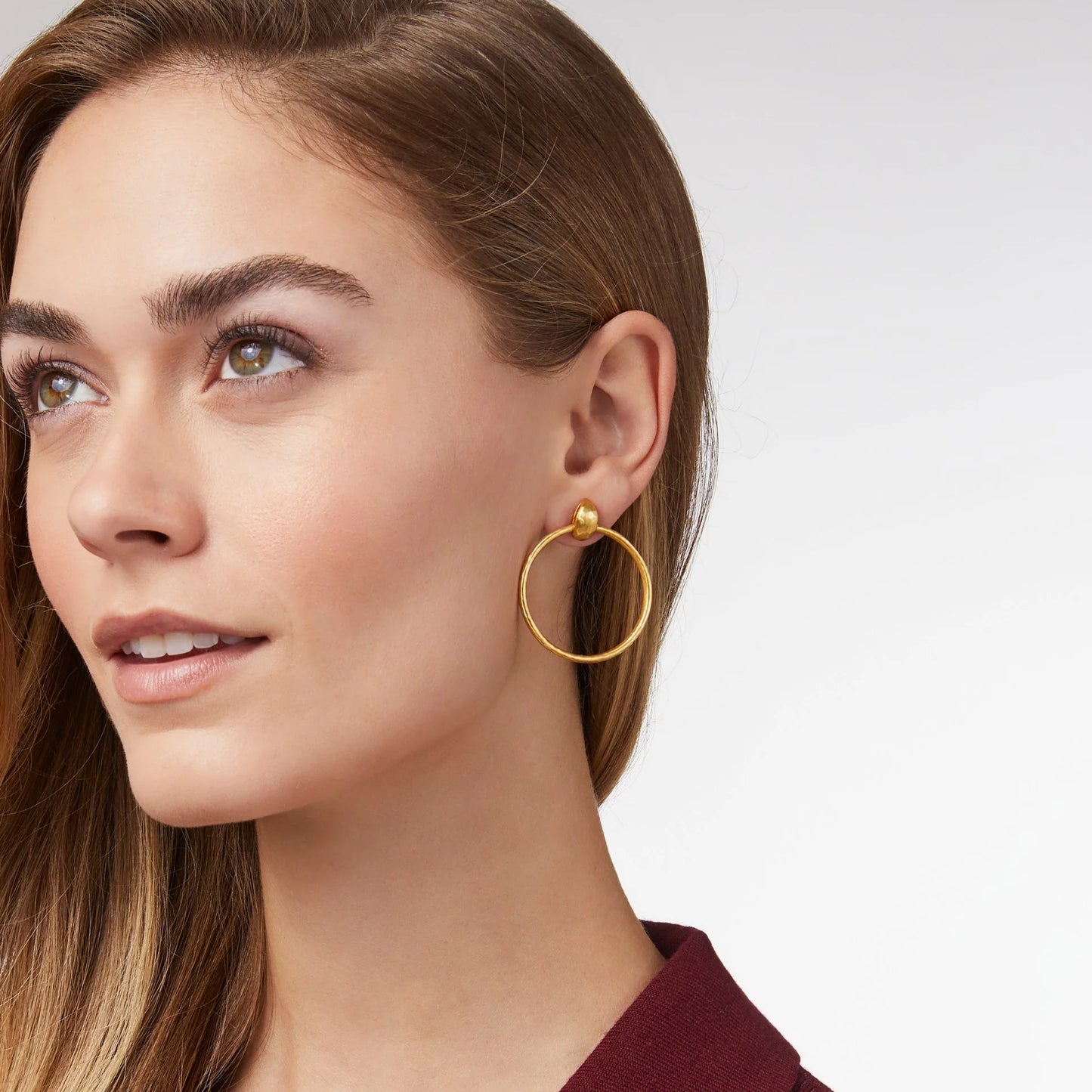 Julie Vos Palermo Delicate Doorknocker Earring