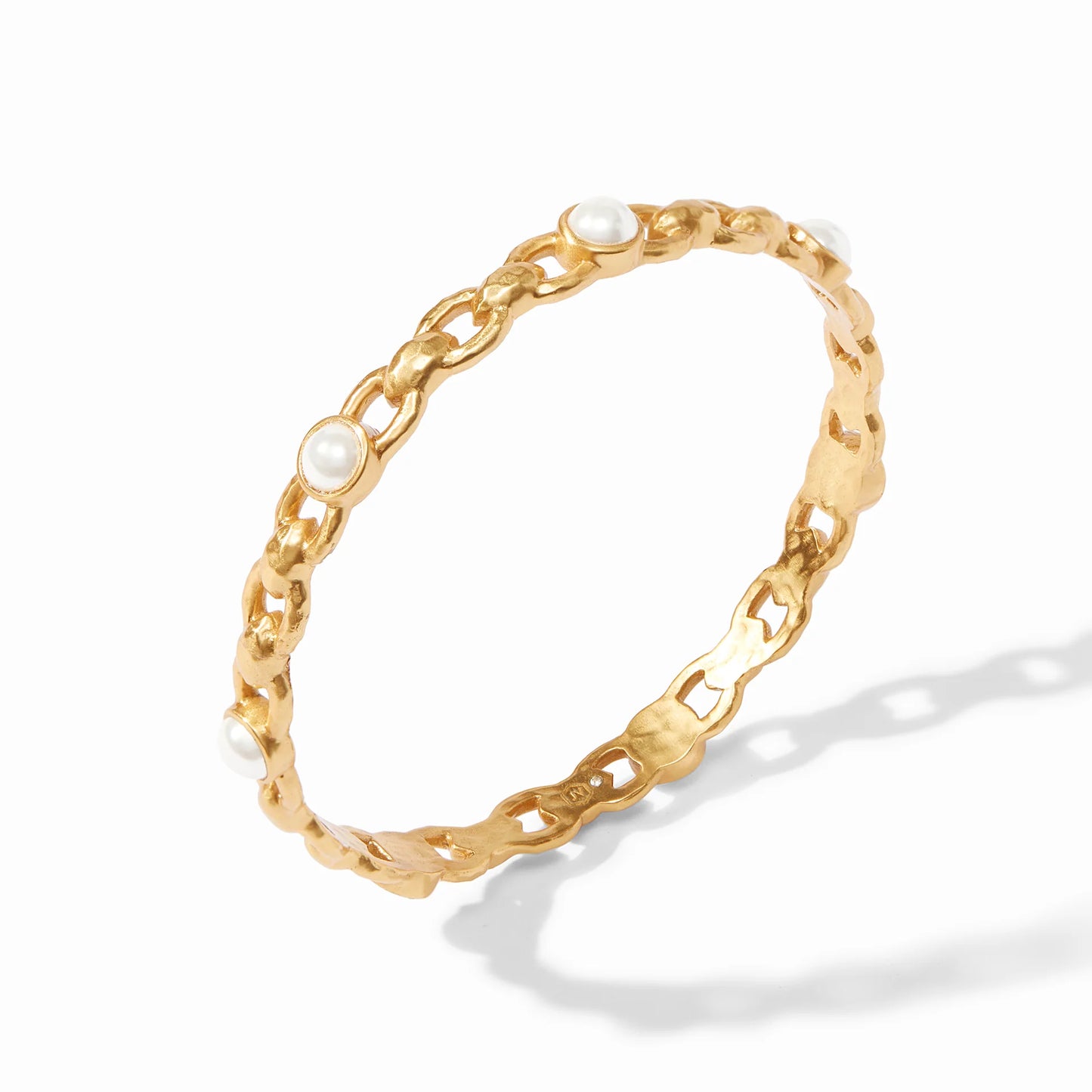 Julie Vos Palermo Bangle, Pearl