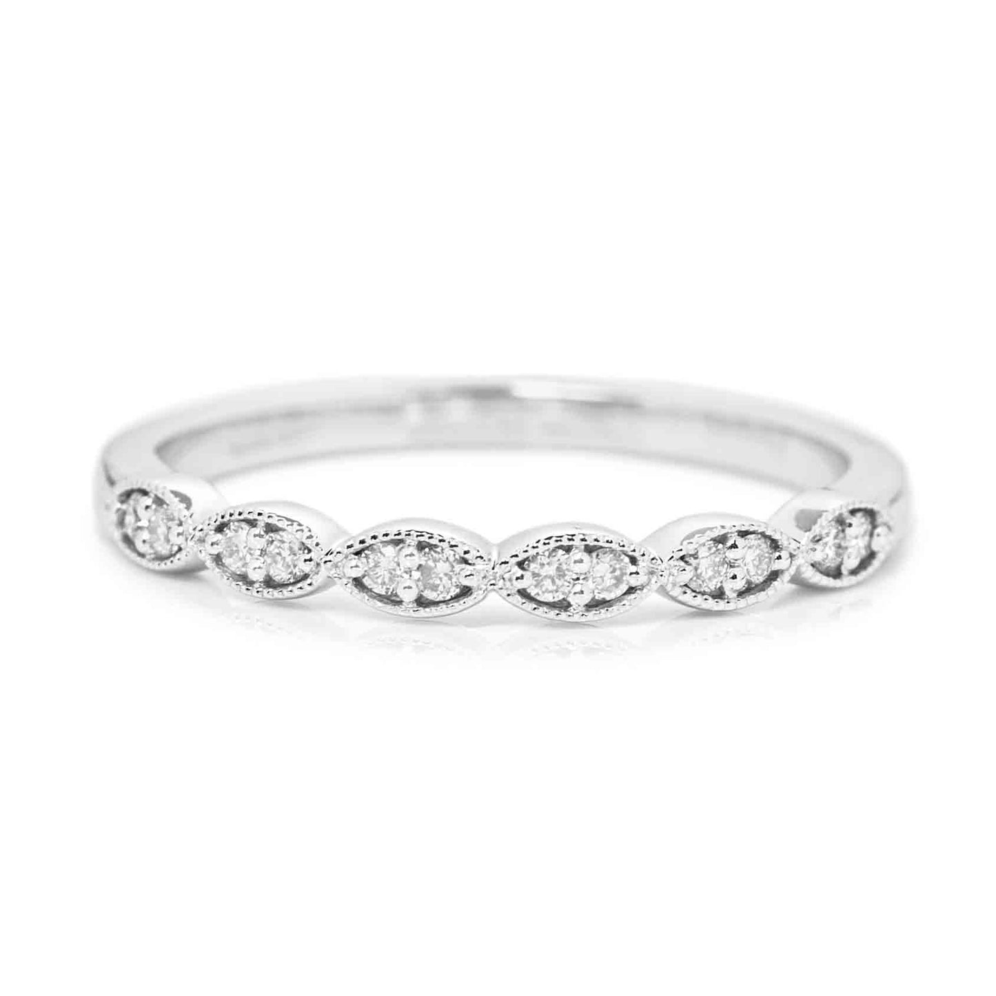 White Gold Diamond Band