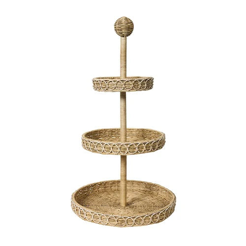 Juliska Provence Rattan 3-Tier Shelving Unit