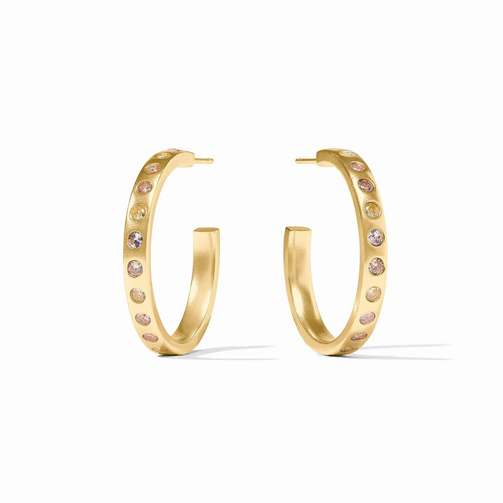 Julie Vos Rainbow Hoop - Champagne Radiance