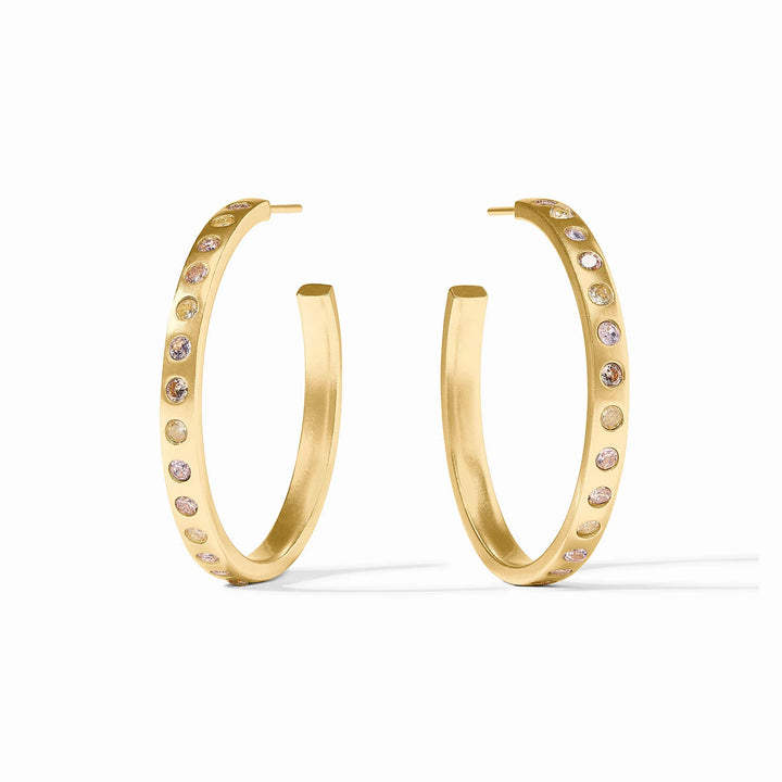 Julie Vos Rainbow Hoop - Champagne Radiance
