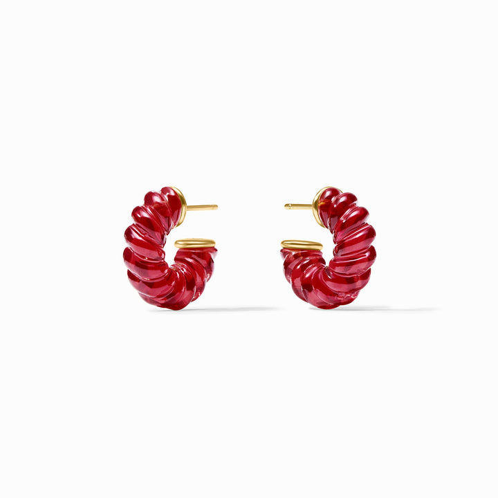 Julie Vos Ravello Hoop Cranberry