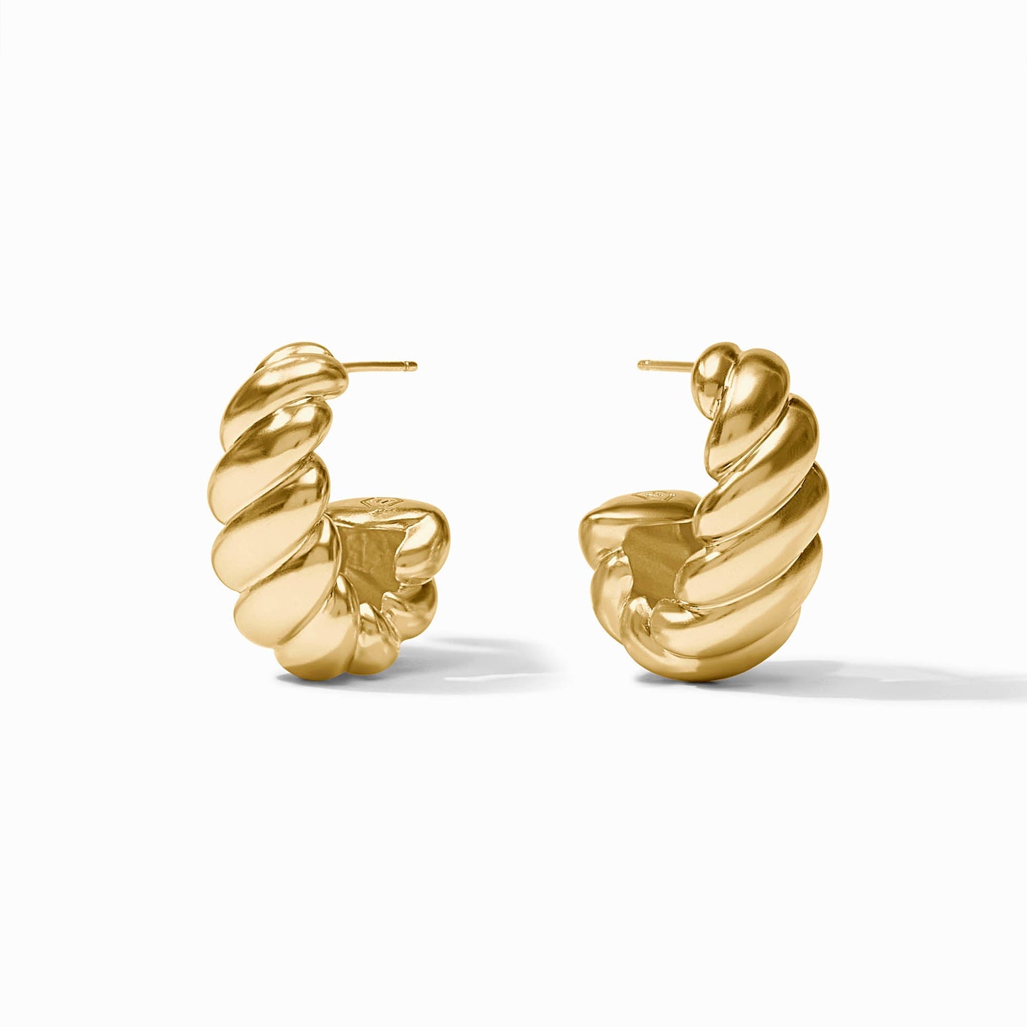 Julie Vos Ravello  Statement Hoop Gold