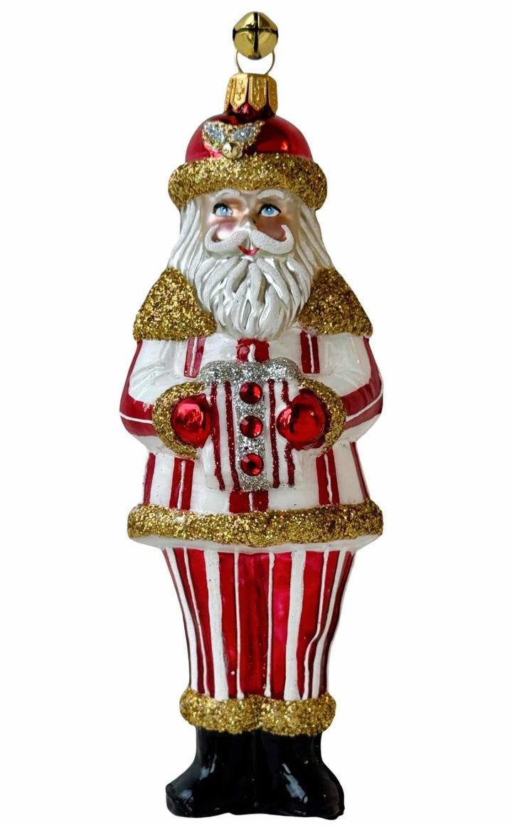 JingleNog Santa de Stripes