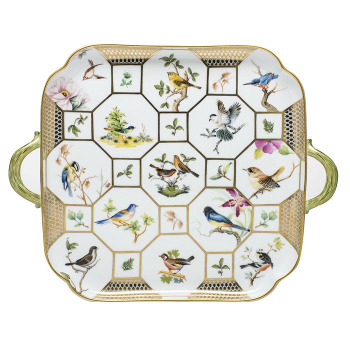 Herend Birds of Herend Tray, Multicolor