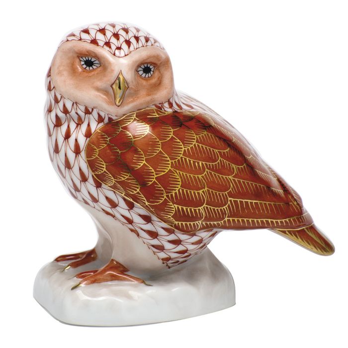 Herend Burrowing Owl, Rust