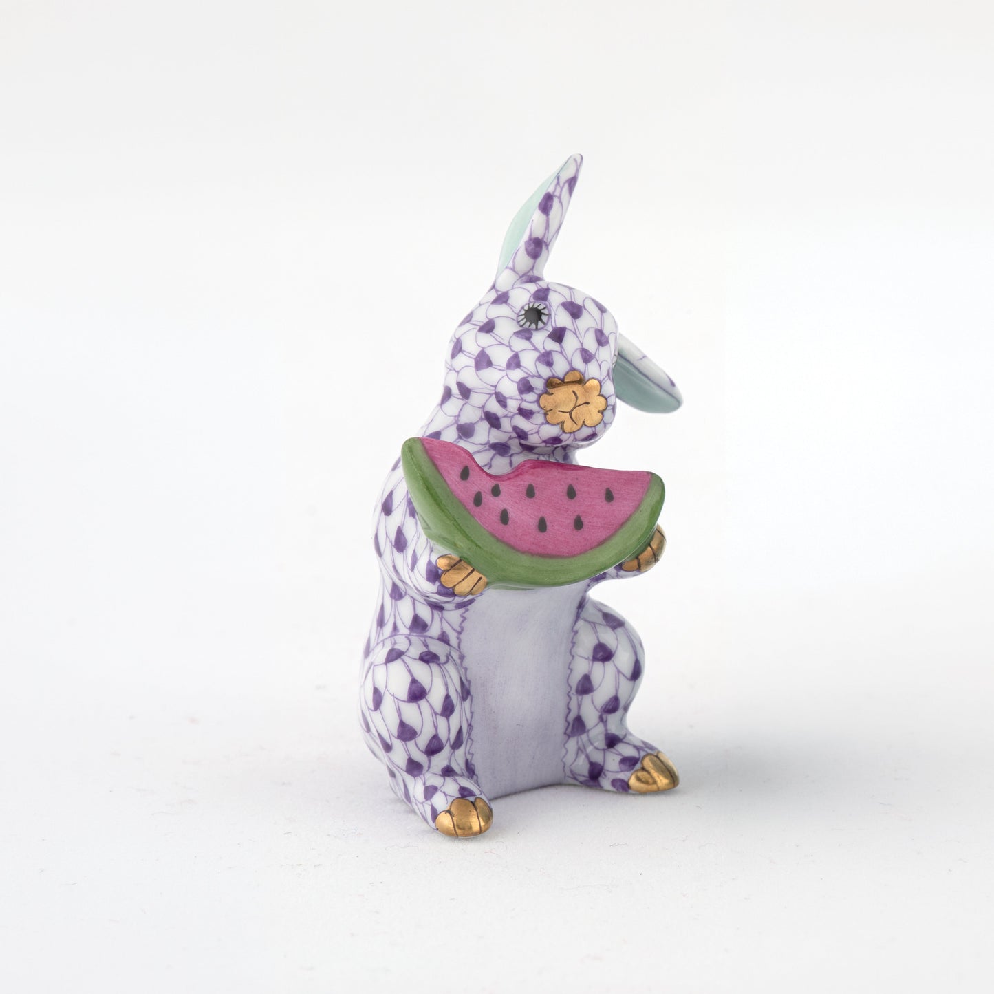 Herend Bunny with Watermelon