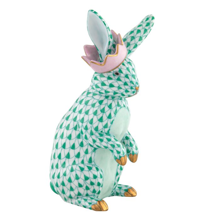 Herend Bunny with Crown
