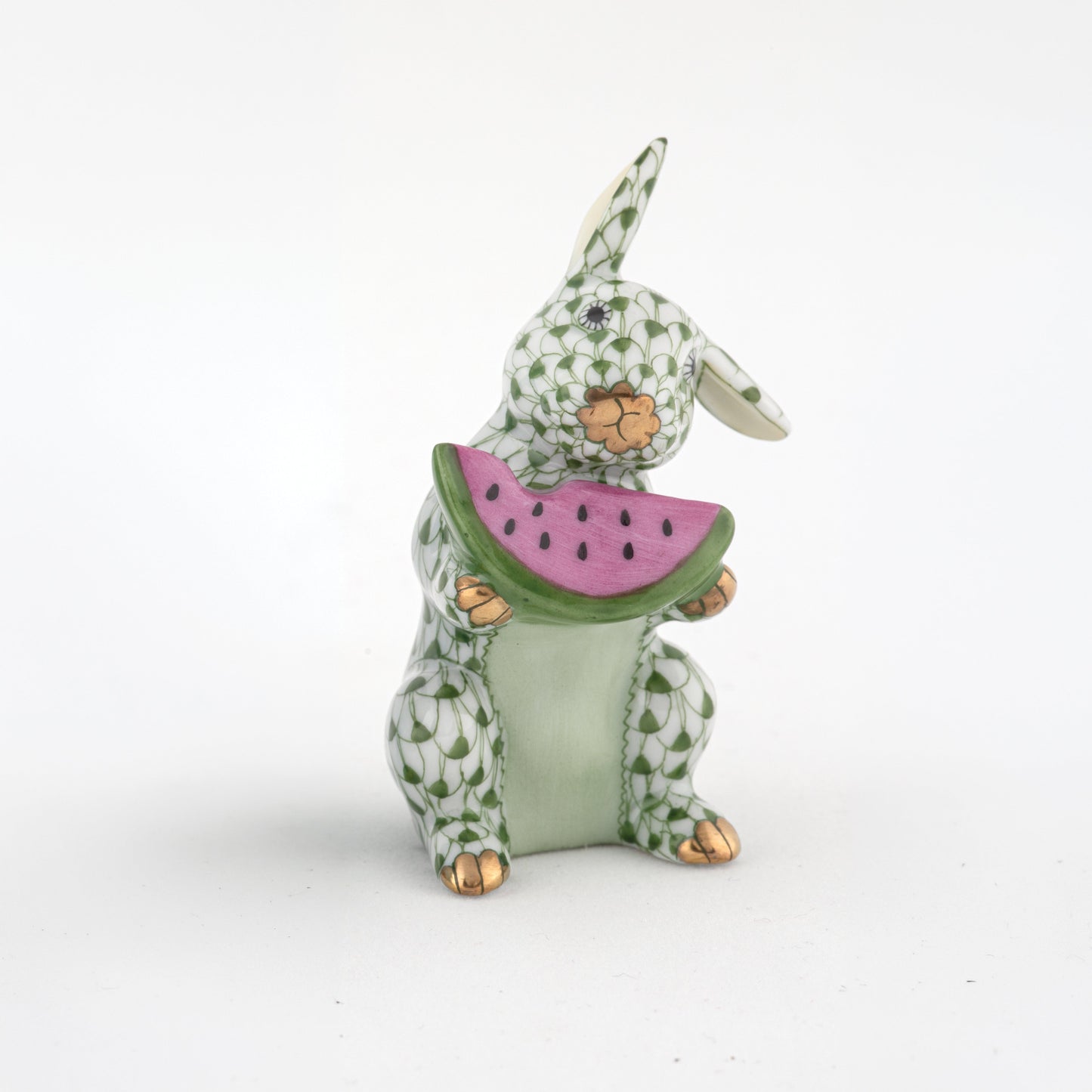 Herend Bunny with Watermelon