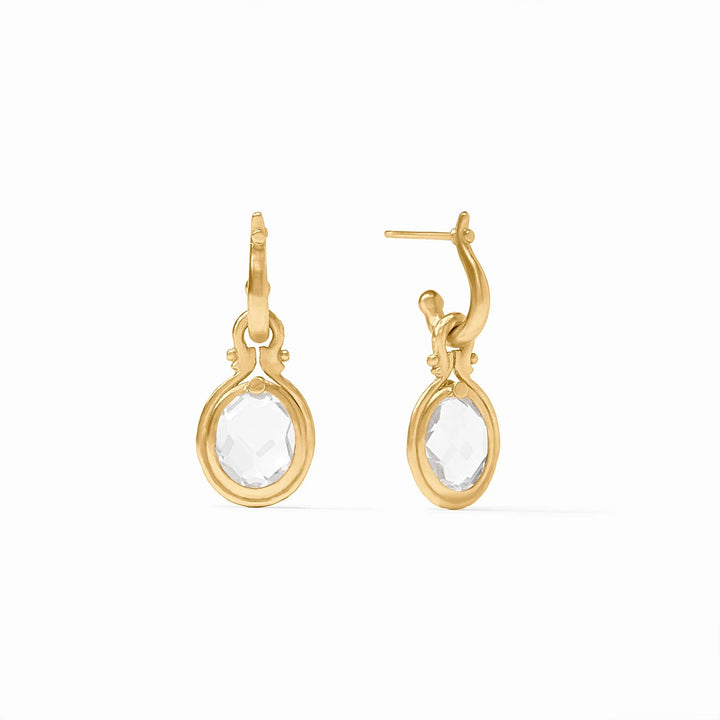 Julie Vos Saratoga Hoop & Charm Earring